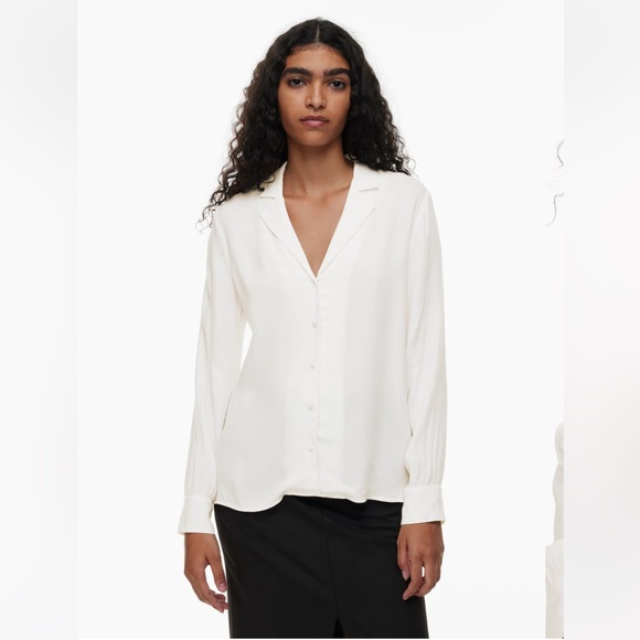 Aritzia Wilfred Tulum Blouse Sz L - Picture 5 of 14